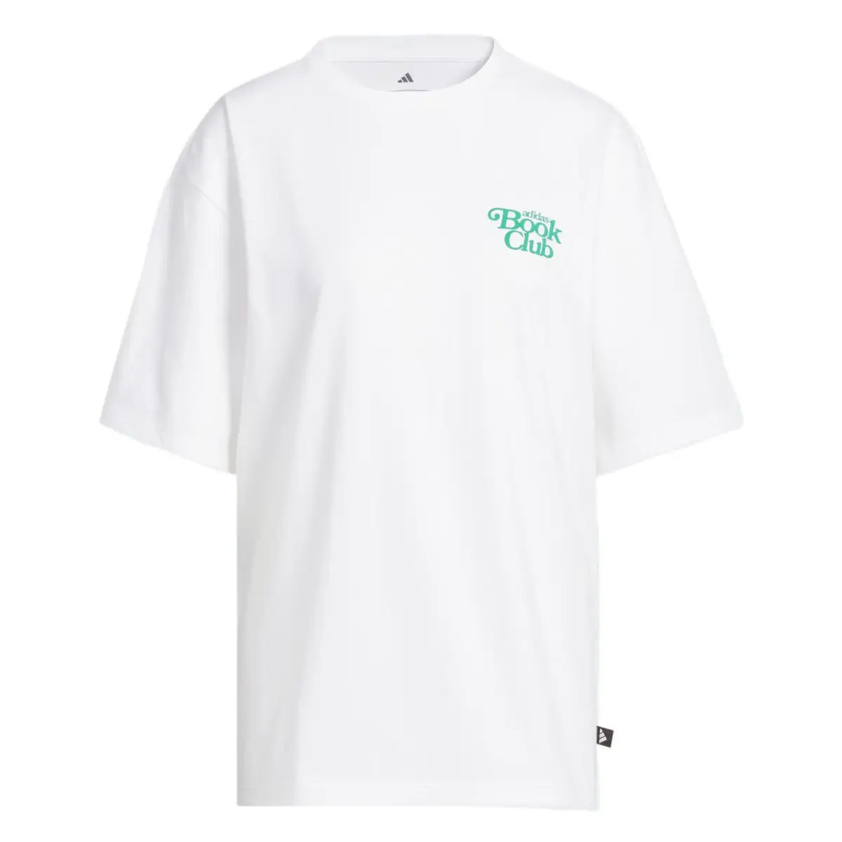 Adidas Drop Shoulder Sleeve T Shirt Women's White