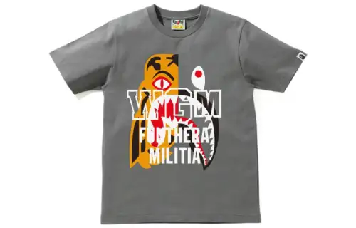 A BATHING APE T Shirts Women's Crew Neck Moderate Straight Fit