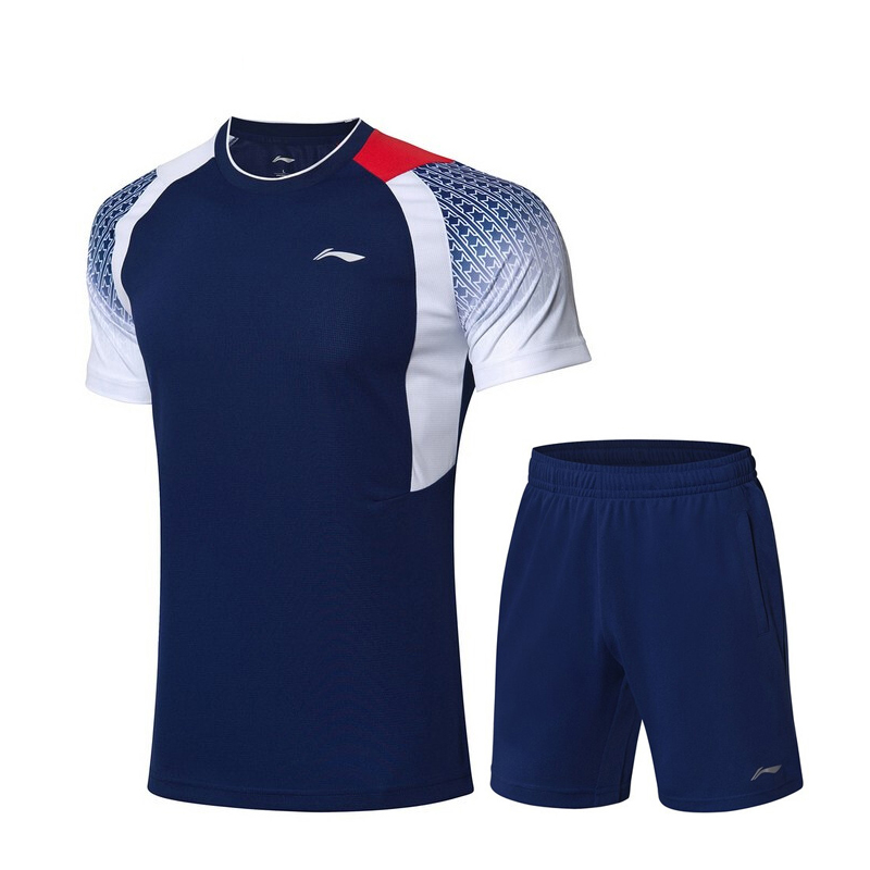 Li Ning Badminton Jersey Men’s Dark Purple Blue