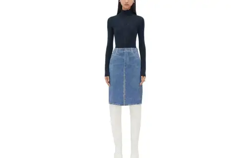 Bottega Veneta Sweaters Women's Marine Blue Turtleneck Moderate Other