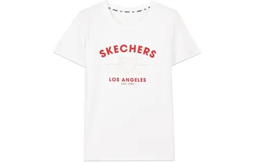 Skechers T Shirt Women's Bright White