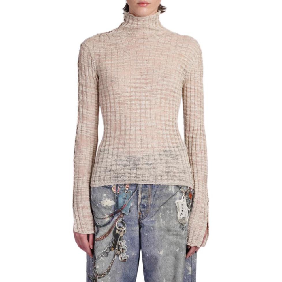 Женский свитер Acne Studios Клетчатый (бежевый)