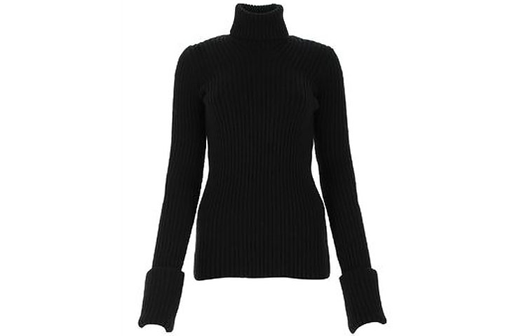 Bottega Veneta SS21 Slim Fit Sweater Women's Black