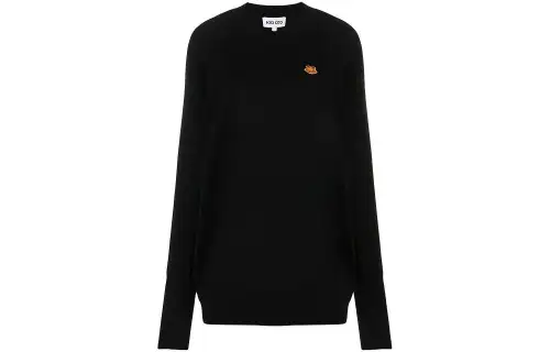 KENZO Sweaters Women's Black Crew Neck Moderate Other