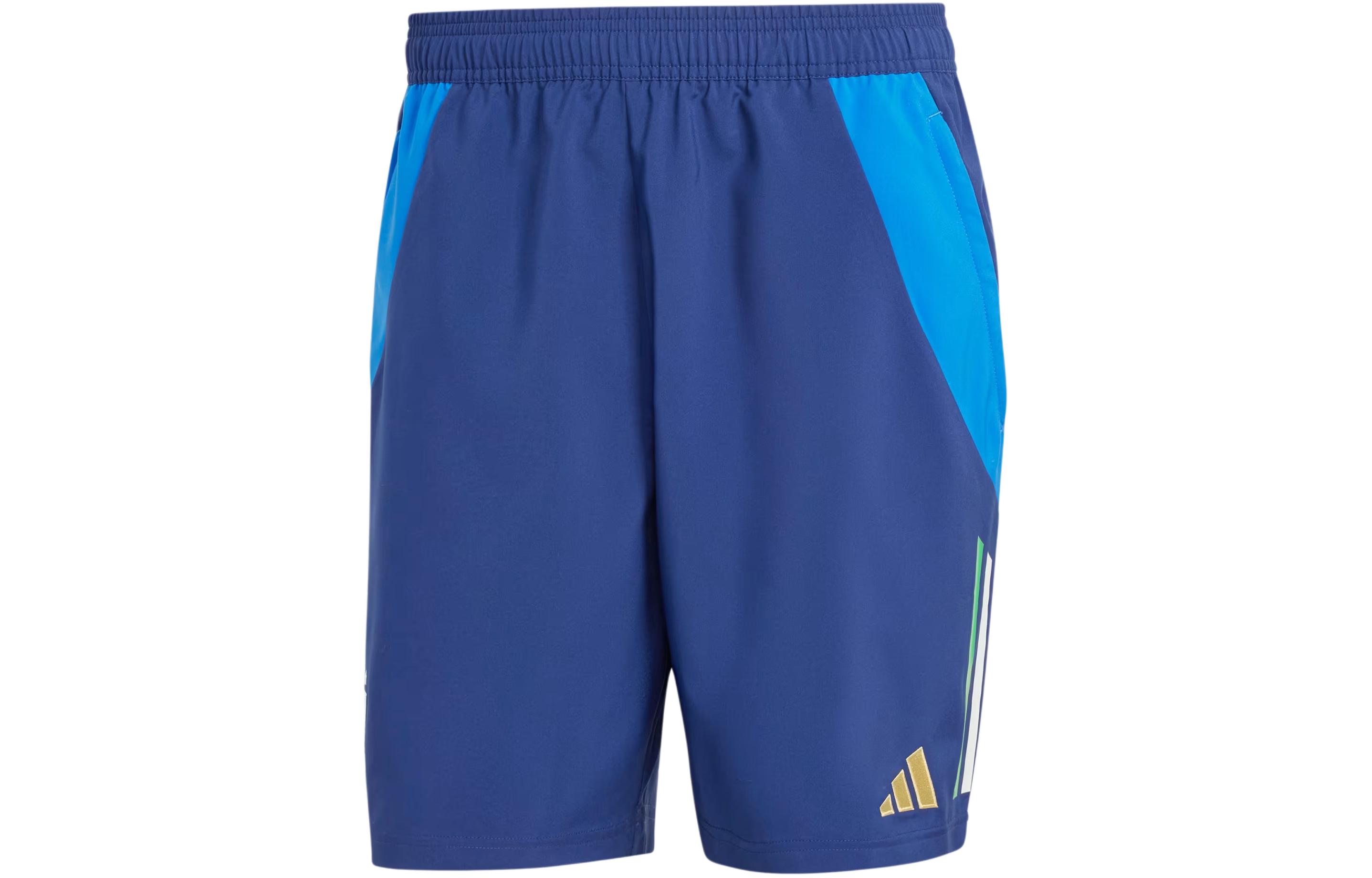 Adidas Italy Tiro 24 Competition Downtime Shorts Soccer Bottom Team Italy Men's Dark Blue