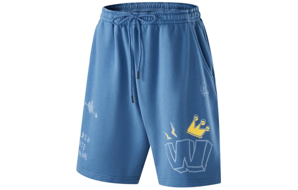 NBA SS24 Basketball Shorts Men’s Gray Blue