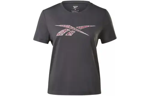 Reebok MODERN SAFARI BIG LOGOTEE T Shirt Women's Black