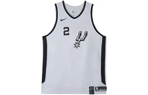 Nike NBA AU Player Edition Spurs Leonard Jersey No. 2 Basketball Vest Men's Gray