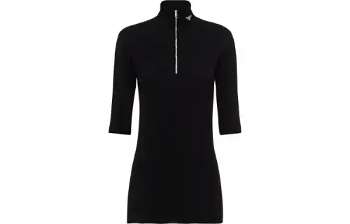 PRADA Triangle logo Half zip Jumper