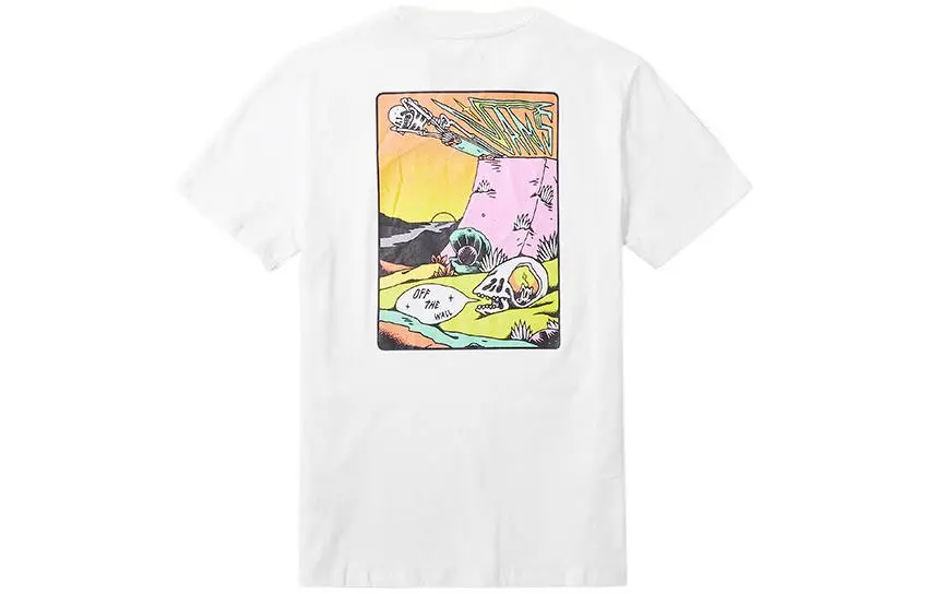 Vans T-Shirts Women's White Crew Neck Moderate
