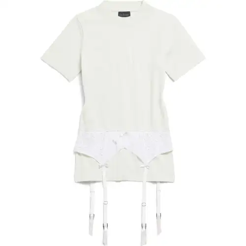 Balenciaga Lingerie T Shirt 'Dirty White'