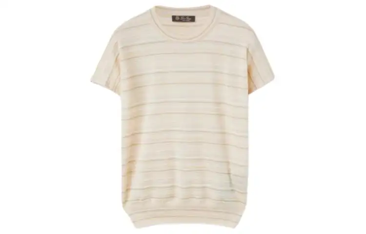 Loro Piana Mogami Crewneck T Shirt Women's Beige