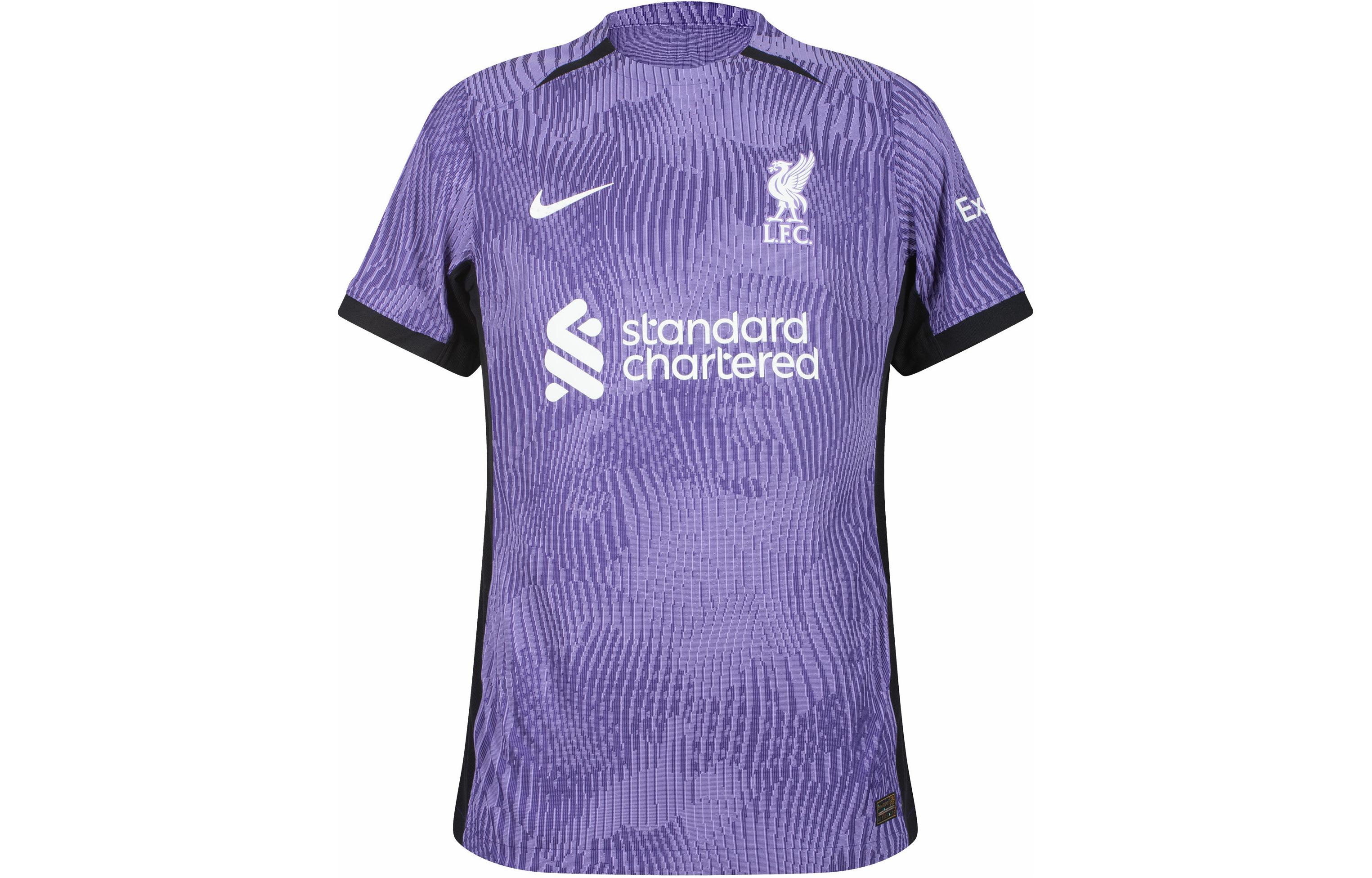 Nike Dri Fit ADV Match Soccer Jersey Liverpool Team Unisex Purple