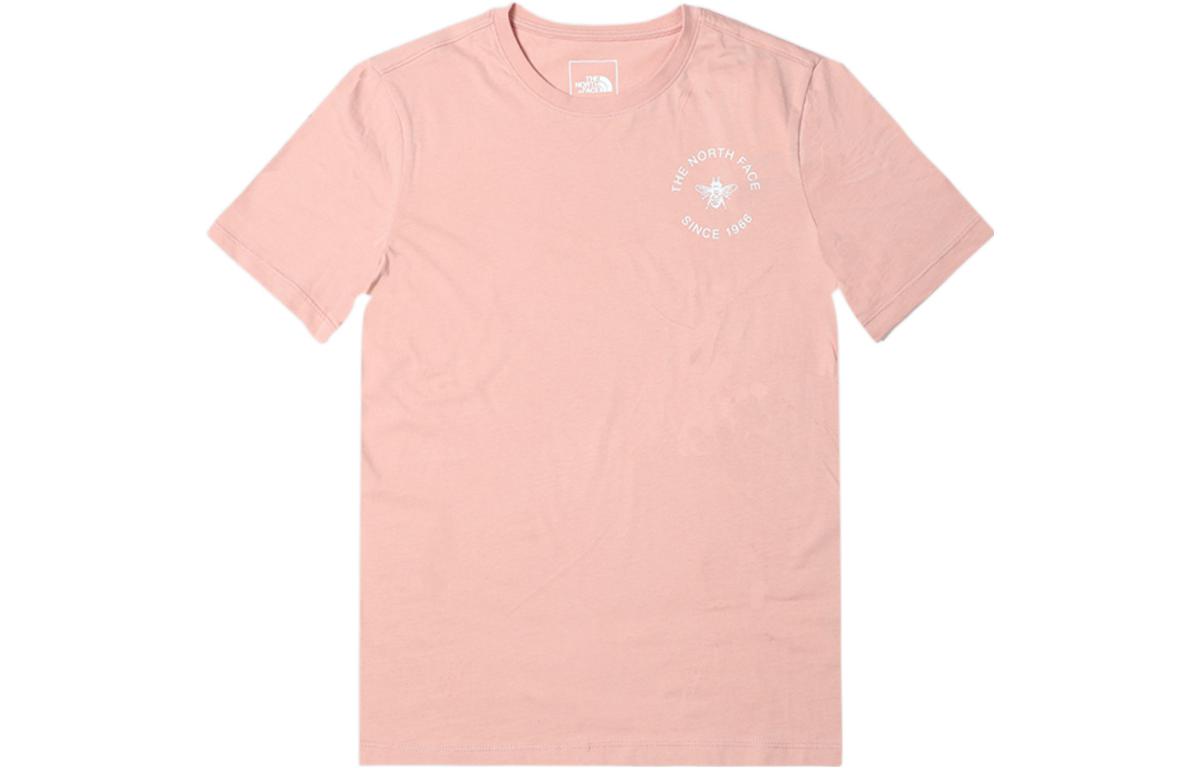 Женская футболка The North Face (розовая)