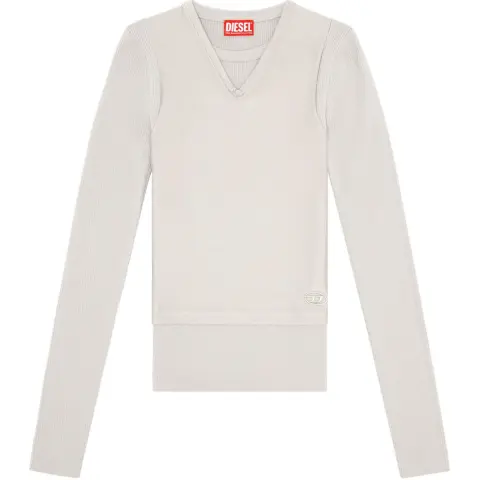 DIESEL FW24 Sweater Women's Light Gray