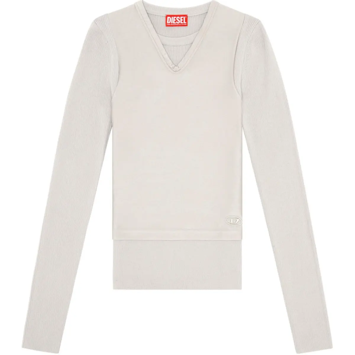 DIESEL FW24 Sweater Women's Light Gray