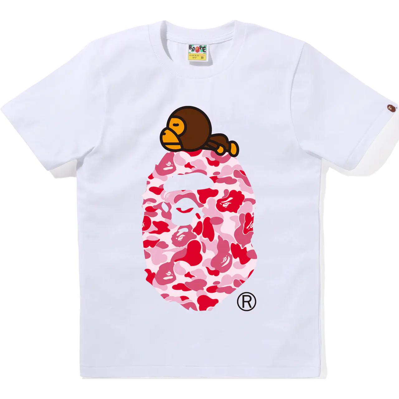 Женская футболка A BATHING APE (камуфляжная) — фото 2