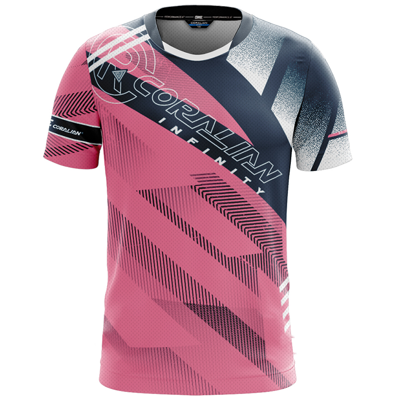 CORALIAN Badminton Jersey Unisex Pink