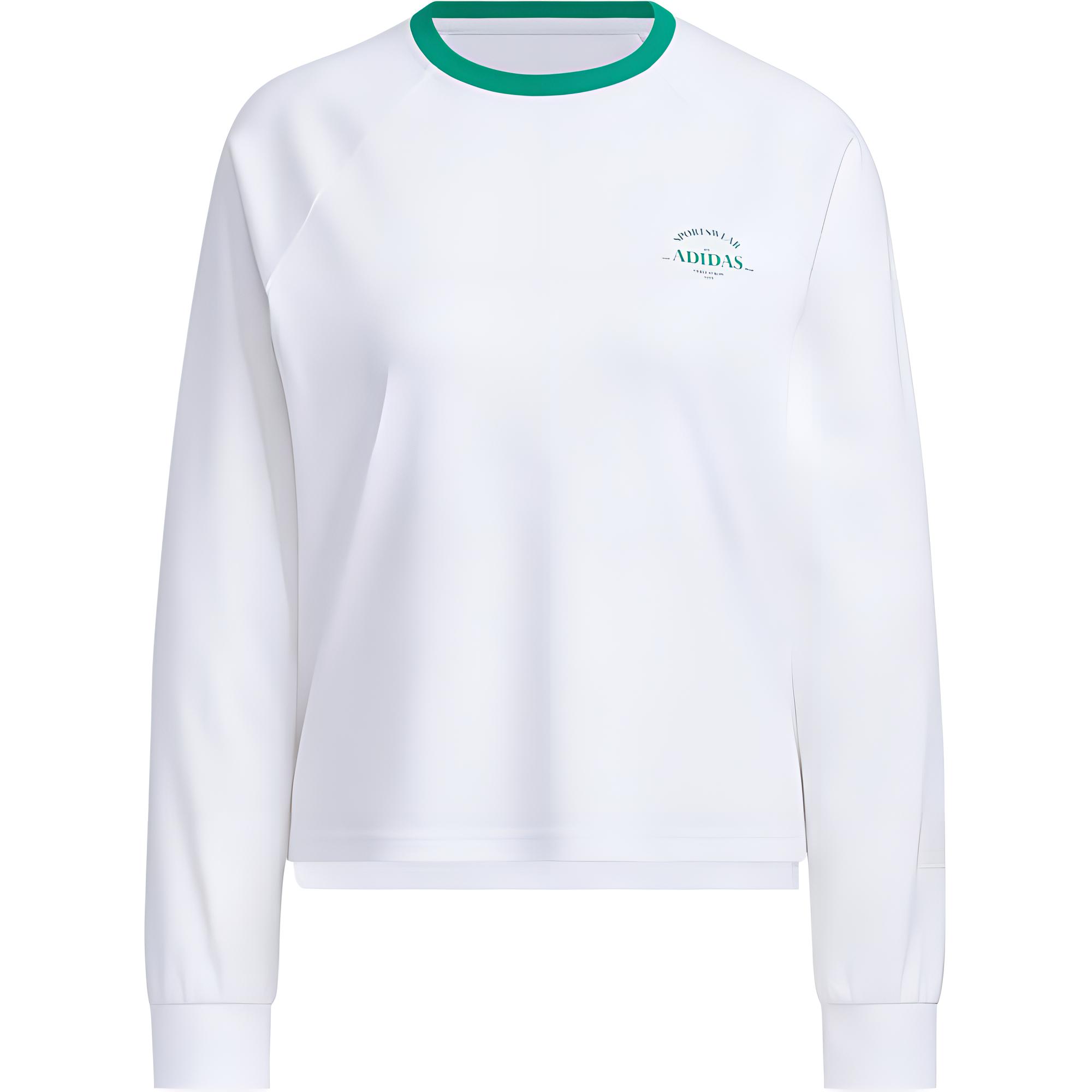 Женская футболка adidas (белая)