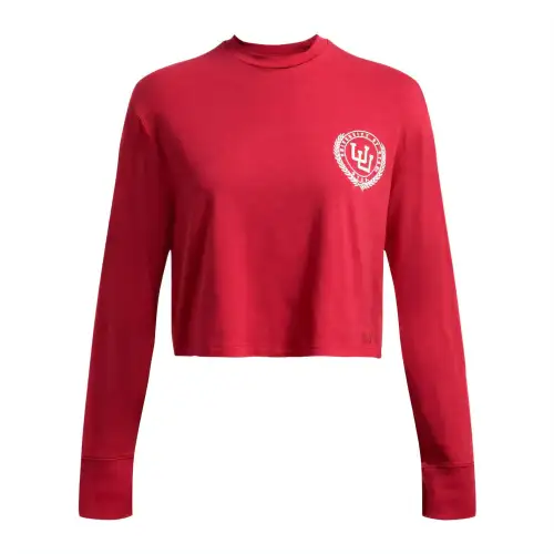 Under Armour Performance CottonCollegiate T Shirt Women's Red