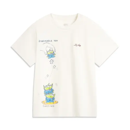 Li Ning x Disney T Shirt Women's Ivory