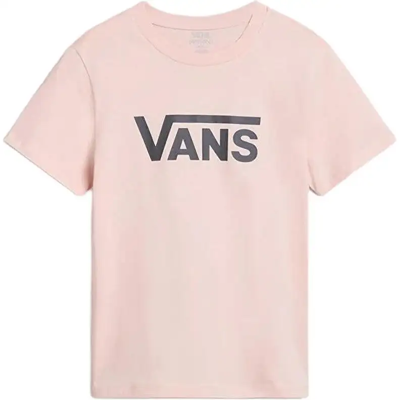 Vans T Shirts Women's Pink Crew Neck