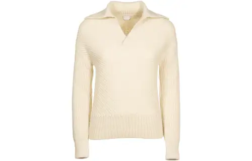 Bottega Veneta Sweaters Women's Beige Hooded Moderate Other
