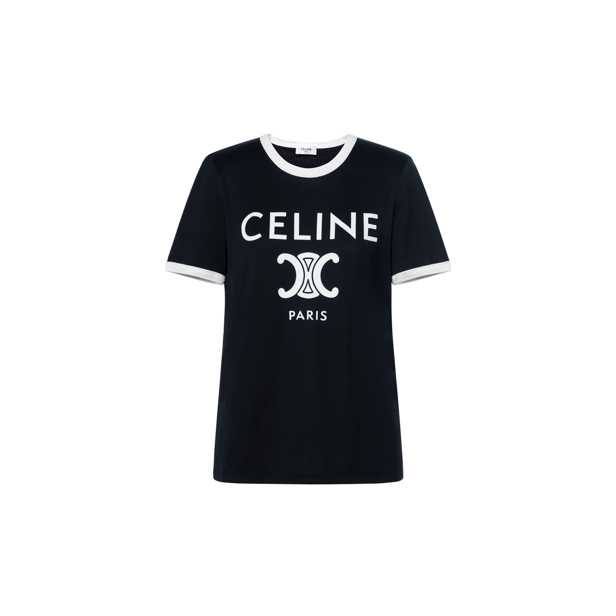 Женская футболка CELINE (черная)