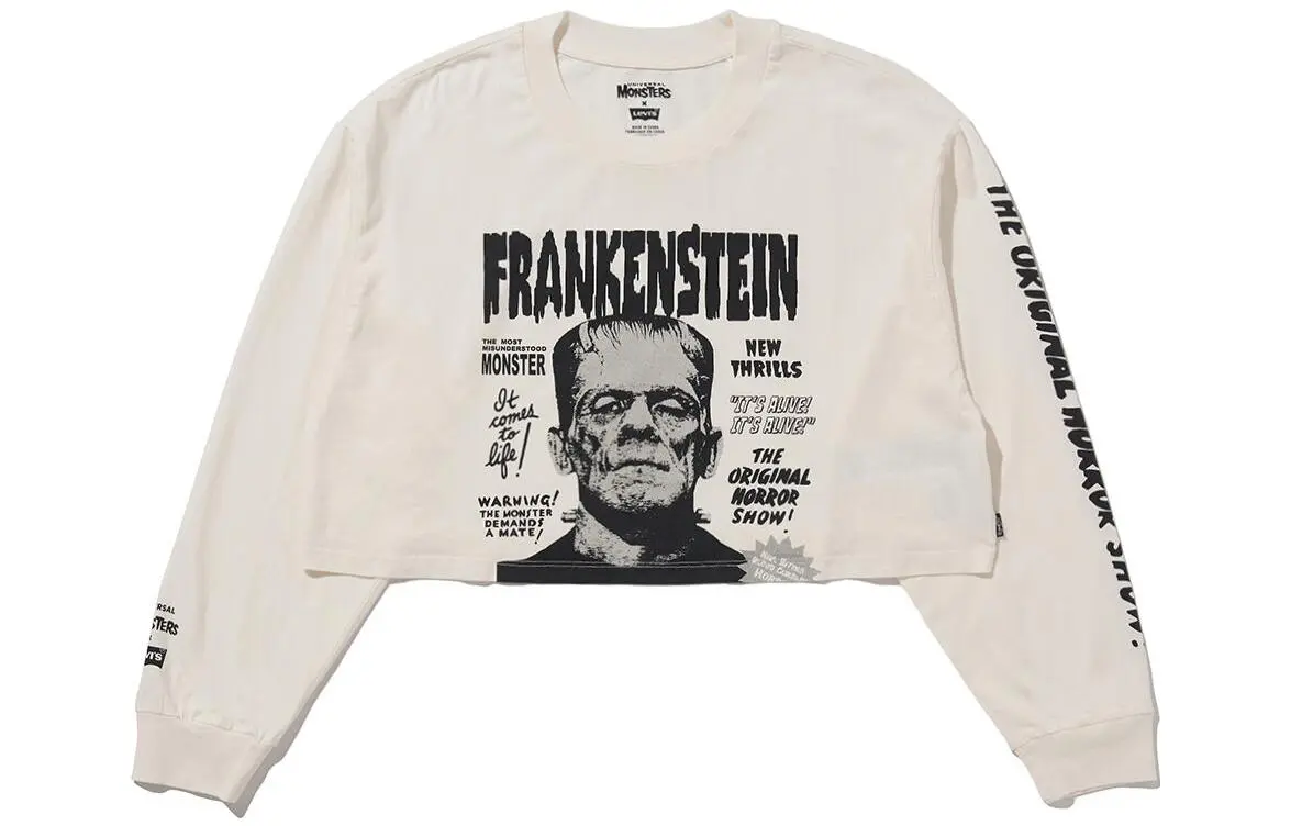 Levi's x Universal Monsters® Clothing Collection FW22 T Shirt Women's Beige