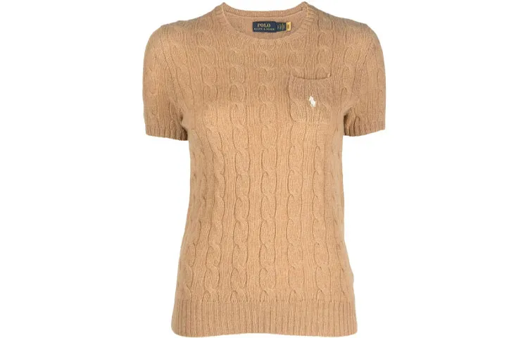 Polo Ralph Lauren FW22 T Shirt Women's Camel