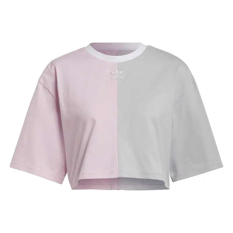 Adidas Originals T Shirts Women's Multicolor Crew Neck Moderate Straight Fit