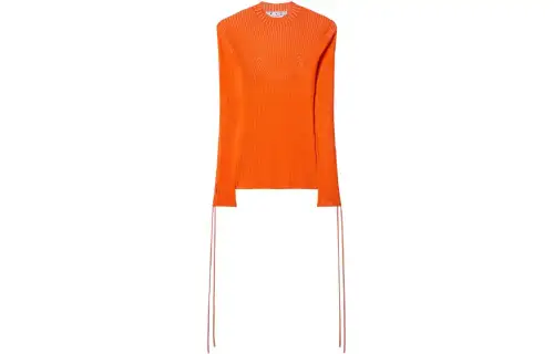 OFF-WHITE Vanise Lace-Up Long-Sleeved Top