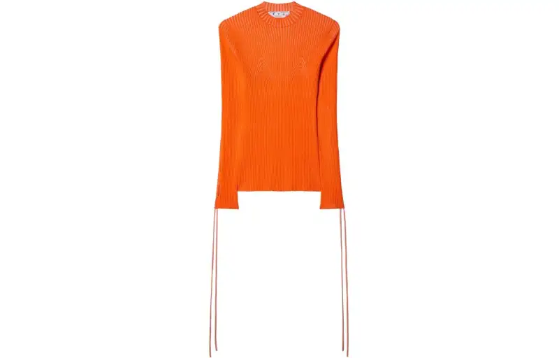 OFF-WHITE Vanise Lace-Up Long-Sleeved Top
