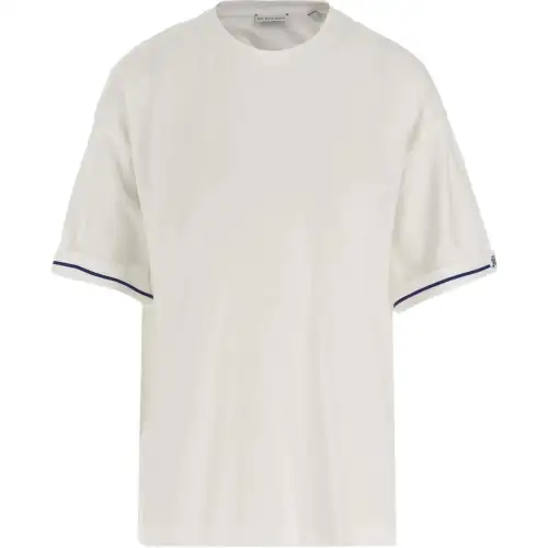 Burberry Logo Embroidered Crewneck T-Shirt