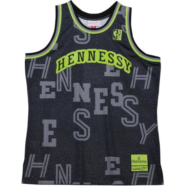 Mitchell Ness x Hennessy Basketball Jersey Unisex Black