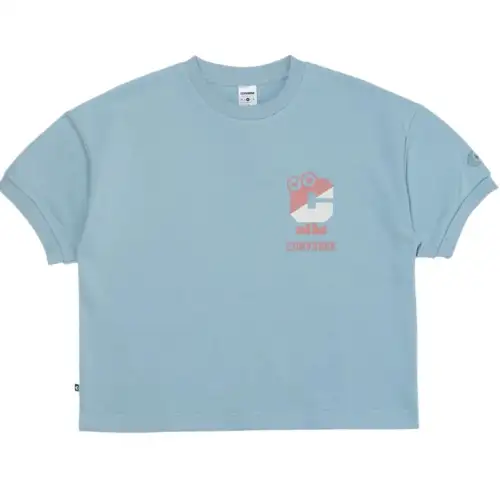 Converse SS25 Regular T Shirt Women's Sky Blue