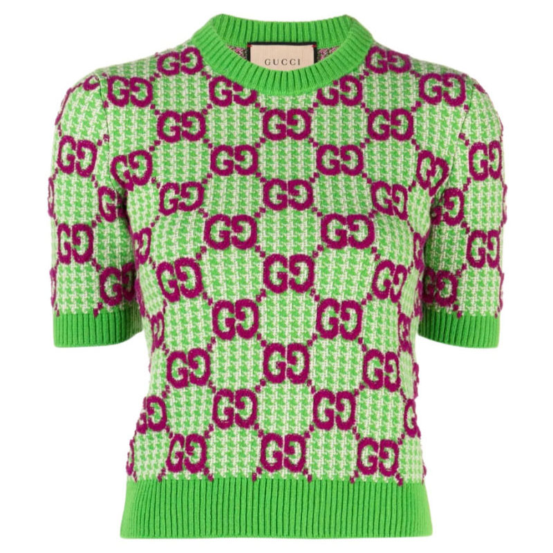 GUCCI SS23 Sweater Women's Light Green