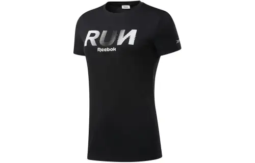 Reebok RE GRAPHIC TEE T Shirt Women's Black