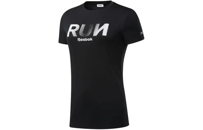 Reebok RE GRAPHIC TEE T Shirt Women's Black