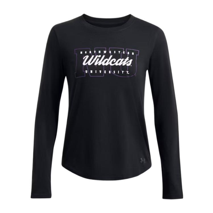 Under Armour Performance CottonCollegiate Regular T Shirt Women's Black