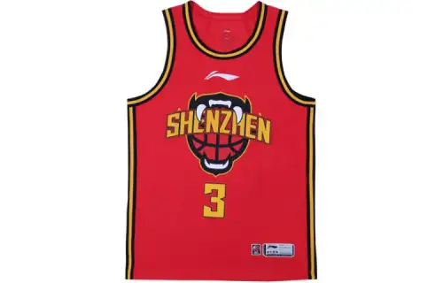 Li Ning CBA Collection Basketball Jersey Men's Red