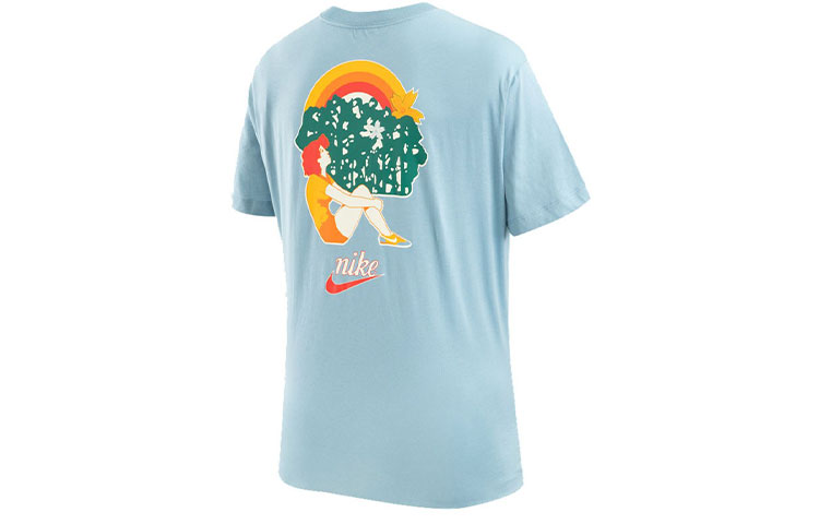 Женские футболка Nike (синяя)