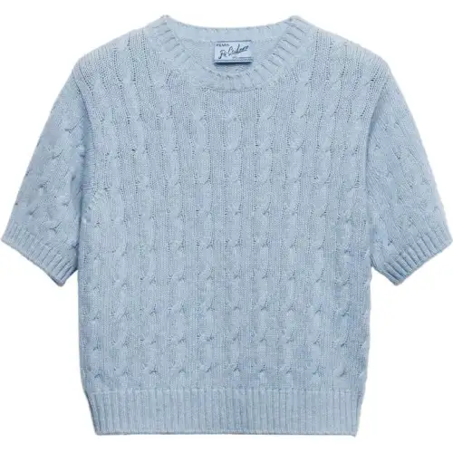 Prada Short-Sleeved Crewneck Jumper