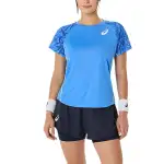 Asics Raglan Sleeve T Shirt Women's Blue Coast