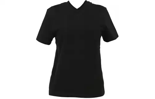 Bottega Veneta T Shirts Women's Black V Neck