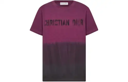 DIOR T Shirt Women's Dark Purple Red