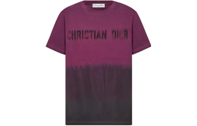 DIOR T Shirt Women's Dark Purple Red