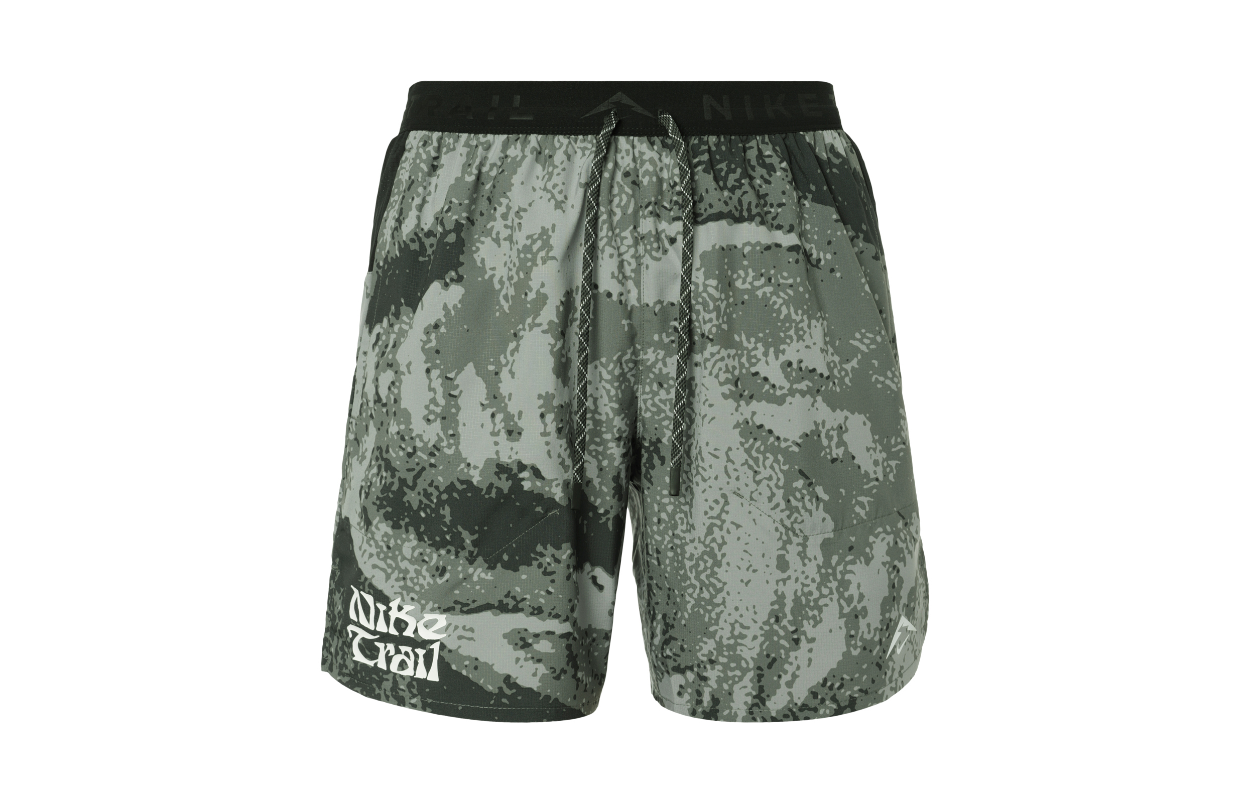 Nike Dri Fit TRAIL STRIDE Running Shorts Men’s Iron Gray