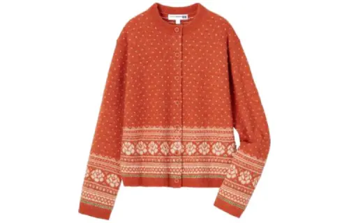 UNIQLO Sweaters Women's Red Crew Neck Moderate Other