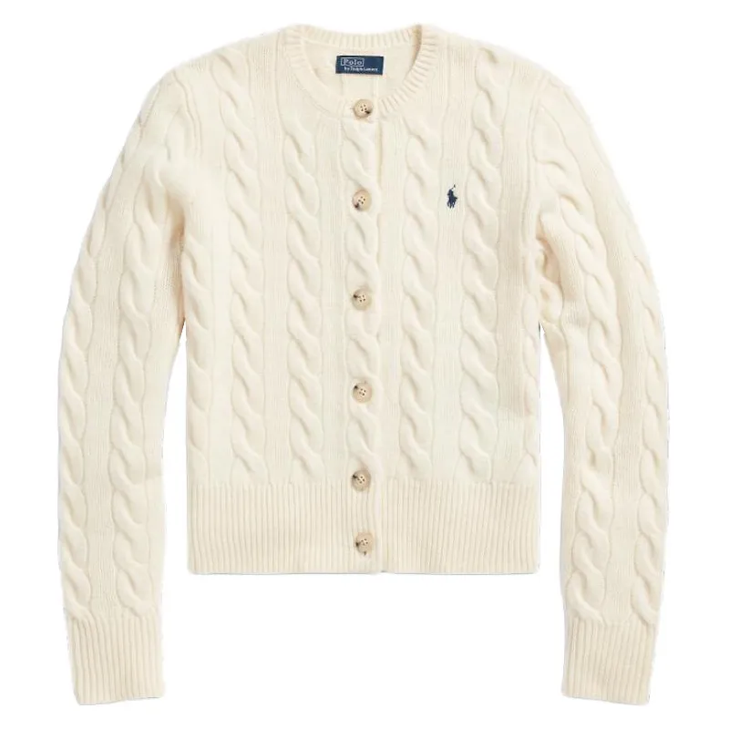 Polo Ralph Lauren Qixi Festival Collection FW24 Sweater Short Slim Fit Women's White